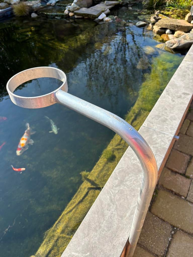 RVS beugel voor voerautomaat, Karper of Koi