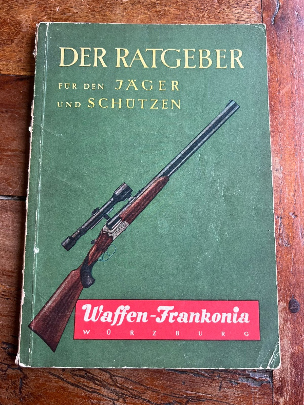 Jacht schietsport Ratgeber Jäger Wapen optiek munitie 1952, Verzamelen, Verzenden, Nederland, Boek of Tijdschrift, Landmacht