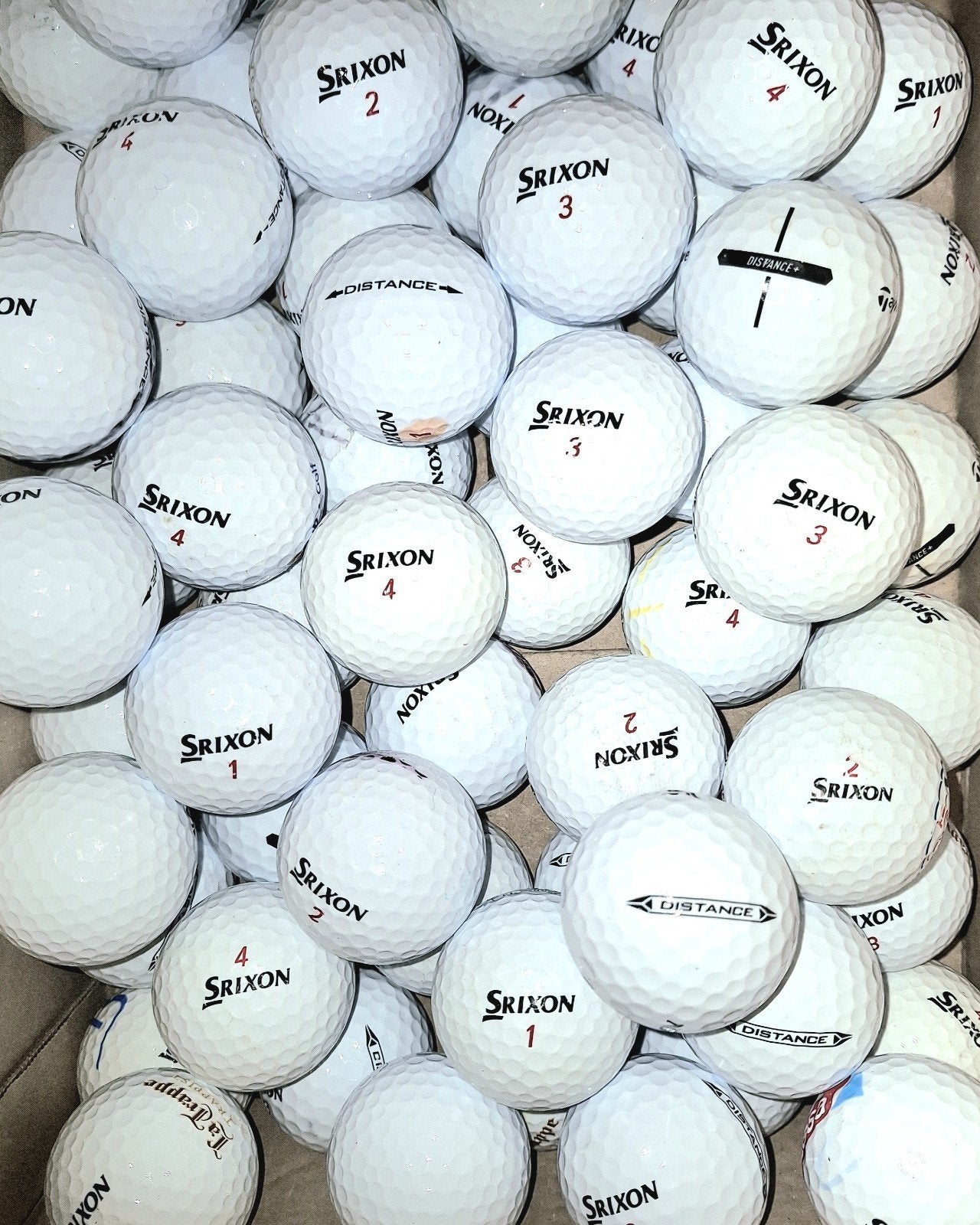 50 Srixon Distance golfballen, Ophalen of Verzenden, Bal(len)