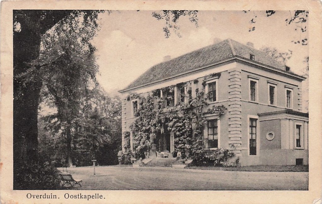 JQ443 Oostkapelle Overduin ca 1920, Ophalen of Verzenden, Voor 1920, Gelopen, Zeeland
