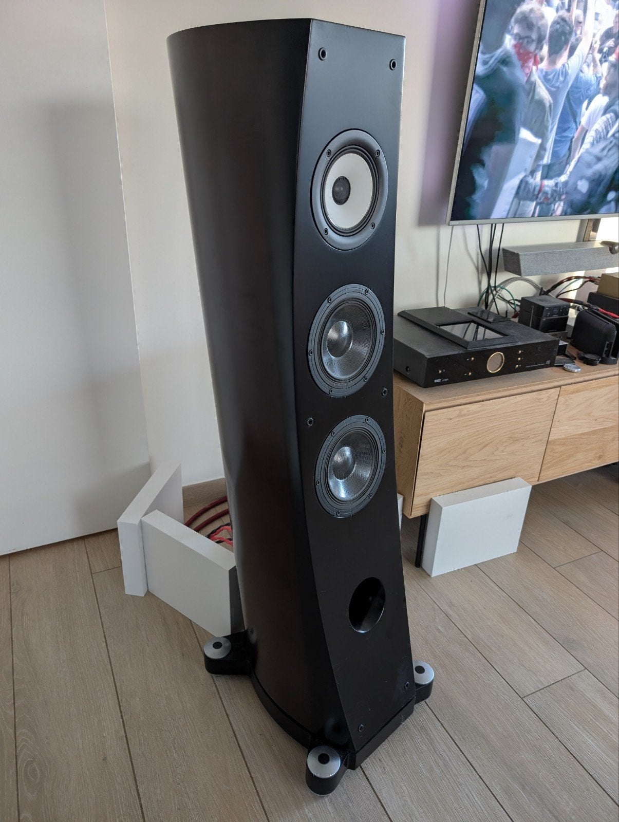 Pioneer TAD S-3EX Luidsprekers - Hoogwaardig Geluid, Ophalen, Gebruikt, 120 watt of meer, Front, Rear of Stereo speakers