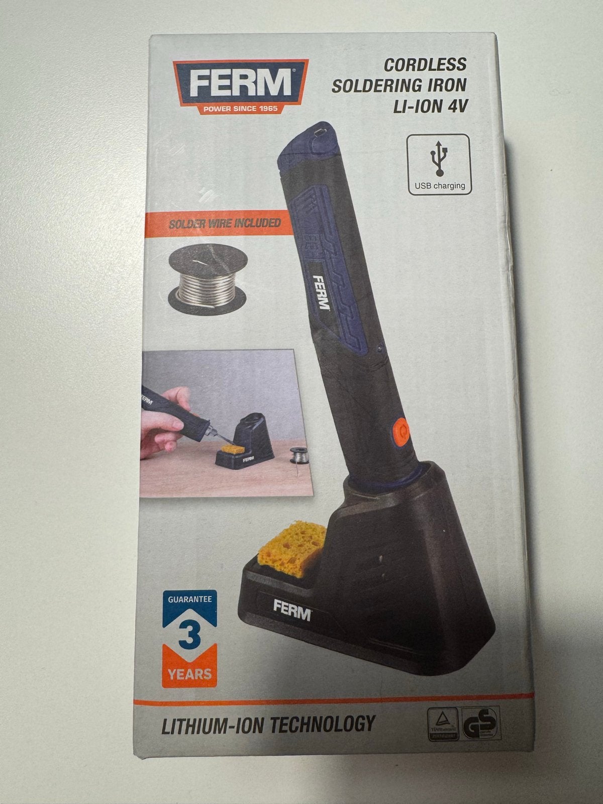 Ferm SGM1020 Draadloze Soldeerbout 4V - Nieuw in doos, Ophalen of Verzenden, Nieuw, Overige typen, Ferm