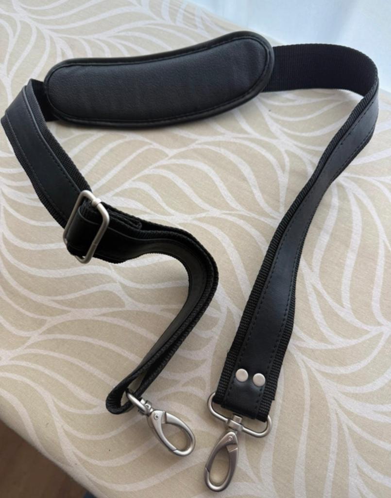 Laptoptas Riem - Zwart, 4cm breed, max 1 meter lengte, Nieuw, Ophalen of Verzenden, Zwart, Overige typen