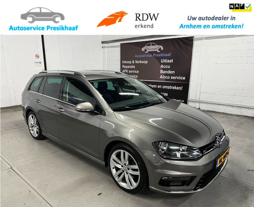 Volkswagen Golf Variant 1.4 TSI Business Edition Connected R, Auto's, Volkswagen, Gebruikt, 150 pk, Leder en Stof, Origineel Nederlands