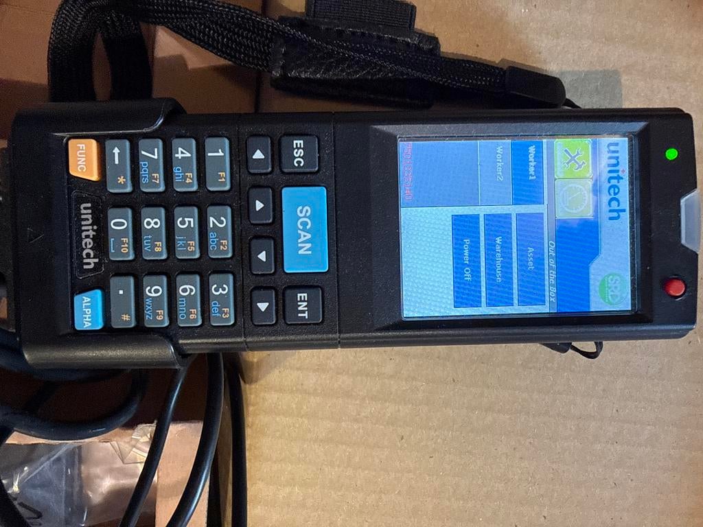 Unitech Barcodescanner CSV Excel - Handheld met Oplader, Ophalen of Verzenden, Gebruikt, Overige typen