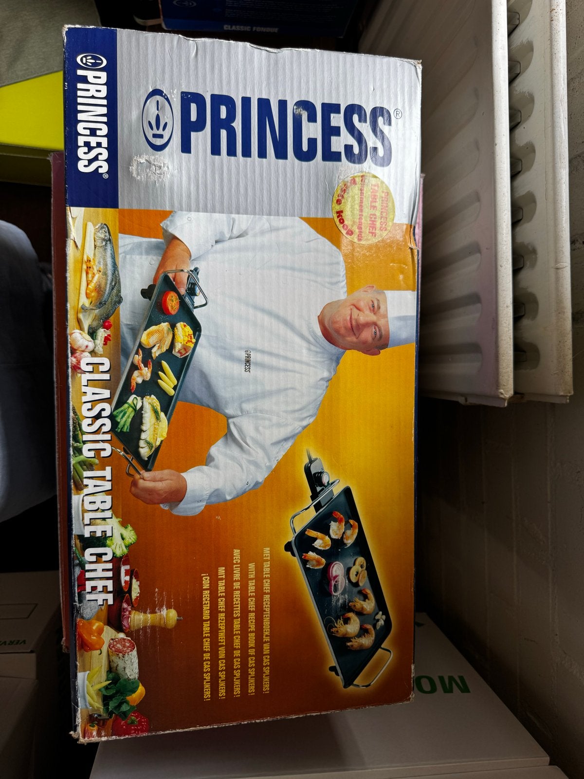 Princess Classic Table Chef Grillplaat, Ophalen, Gebruikt, 4 t/m 7 personen