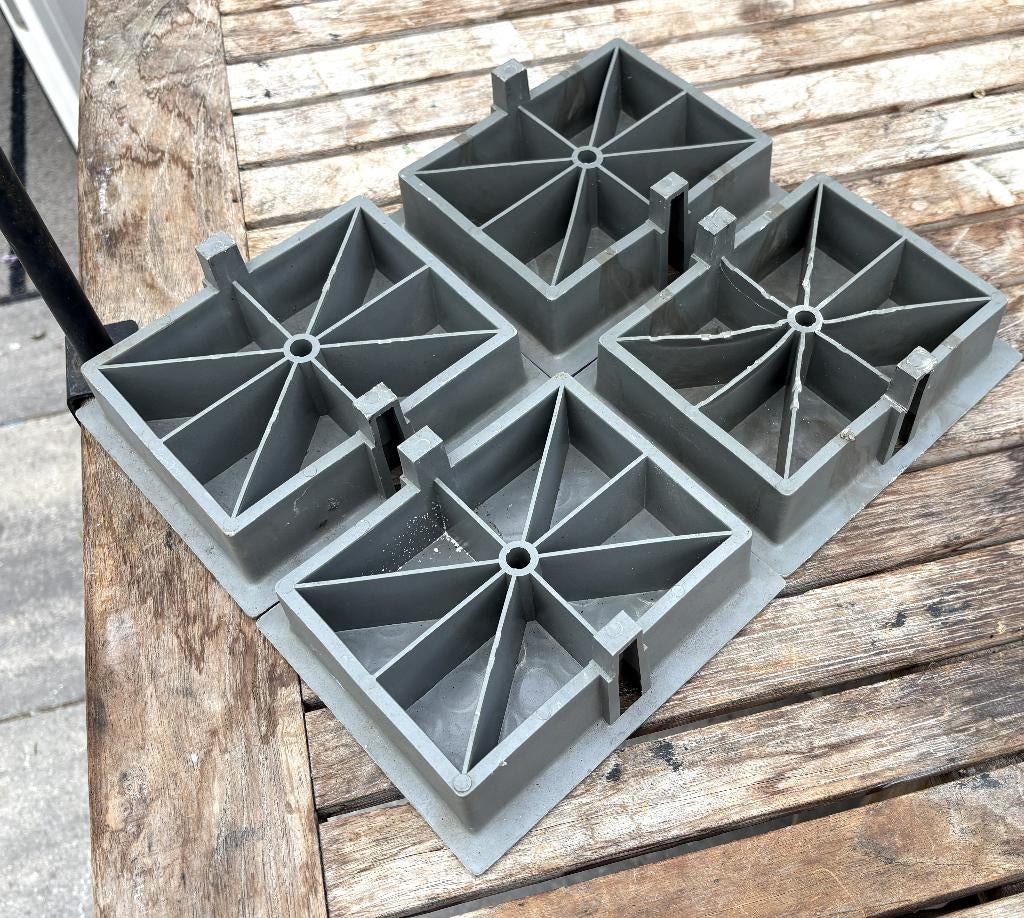 4x  HABA Carafoot uitvulblokken 17x14x3cm niveaublokken, Ophalen, Gebruikt