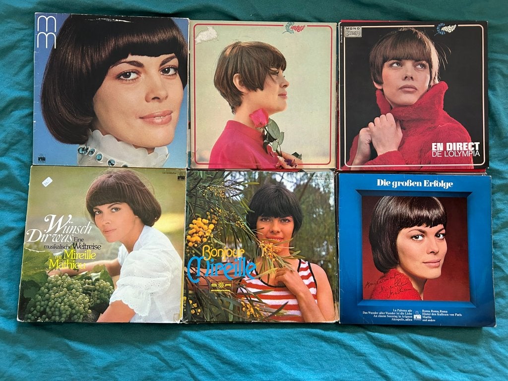 25 LP's Mireille Mathieu (ook per stuk te koop), LP, Gebruikt, Pop, Ophalen of Verzenden