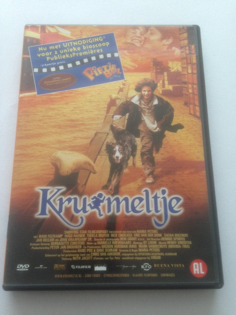 dvd KRUIMELTJE, Cd's en Dvd's, Avontuur, Verzenden, Alle leeftijden, Zo goed als nieuw