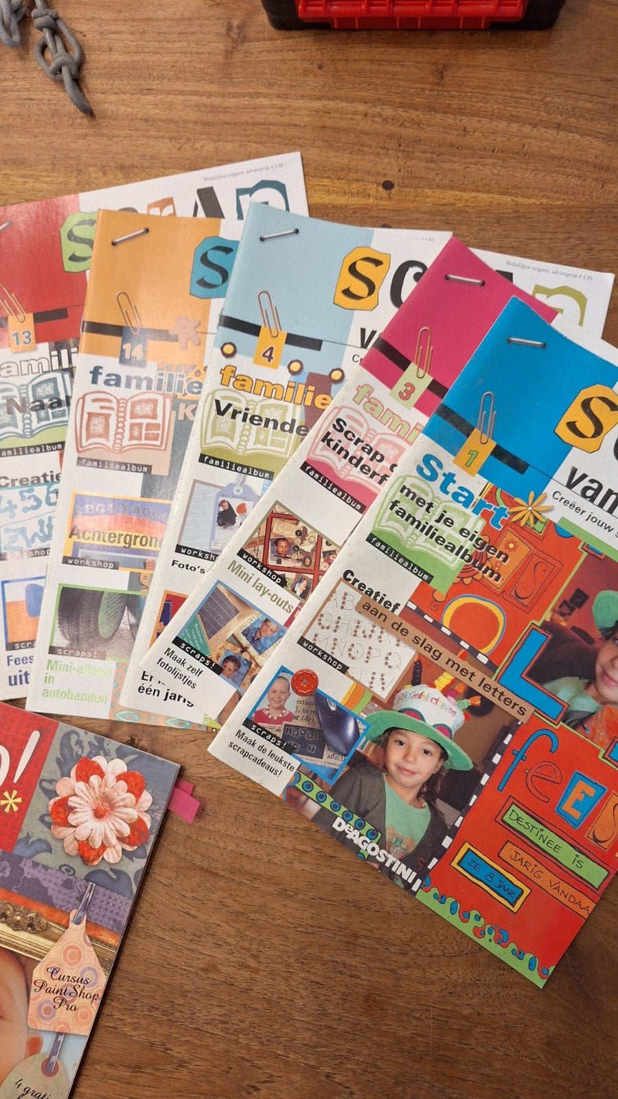 Scrapbook Tijdschriften - De Agostini Scrap! en Scrap, Ophalen of Verzenden