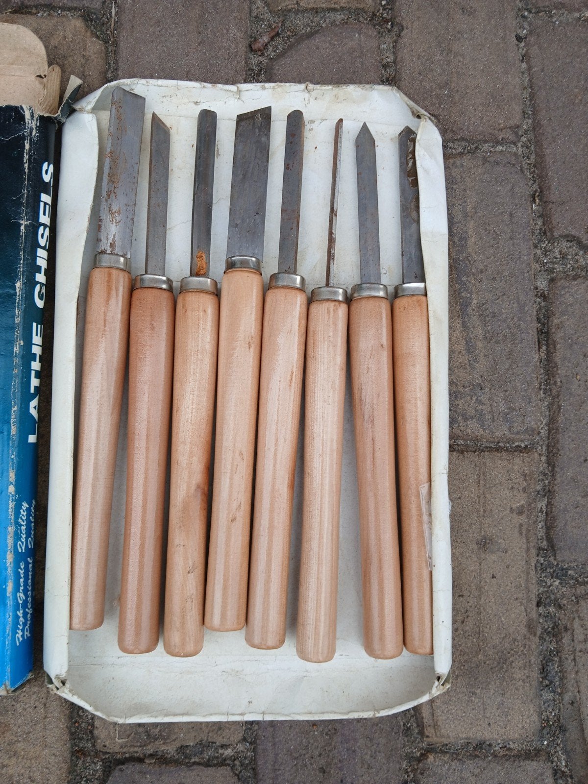 houten beitel set, Ophalen of Verzenden, Zo goed als nieuw