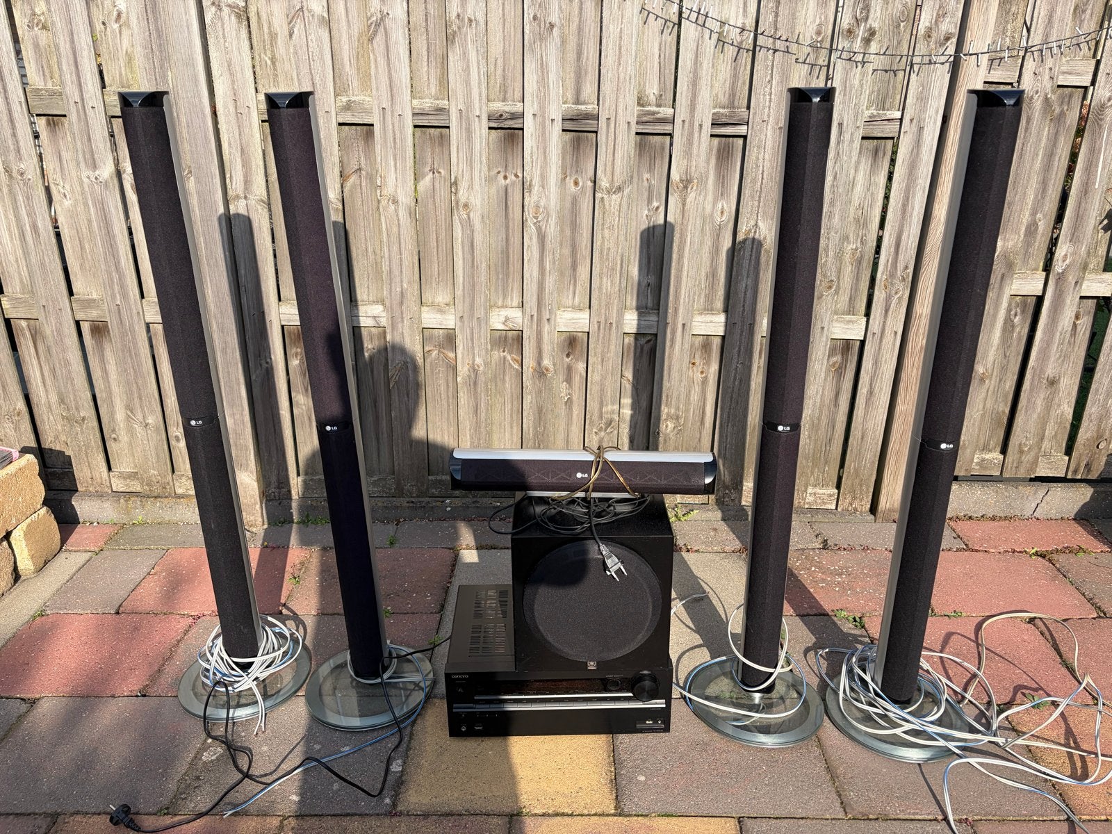 LG Home Cinema Set met Onkyo Receiver en Subwoofer