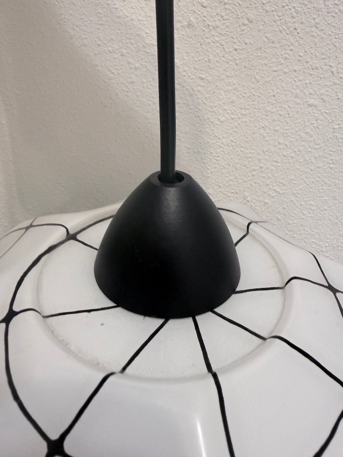 Vintage Tiffany hanglamp - Kunstof, Vintage, Vintage, Ophalen of Verzenden, Zo goed als nieuw