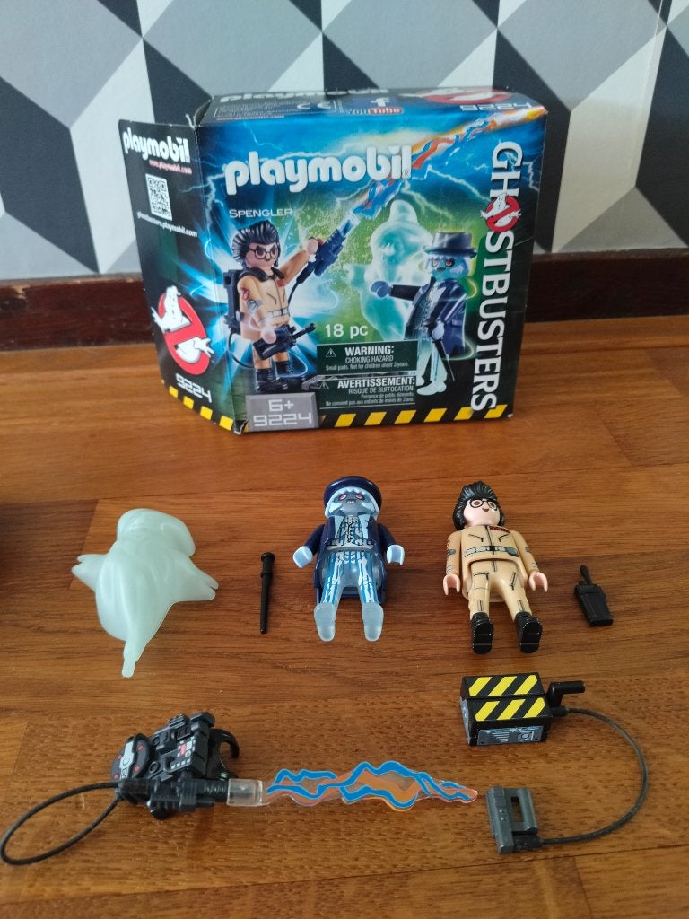 Playmobil 9224 Ghostbusters Spengler, Ophalen, Complete set, Zo goed als nieuw, Figuren