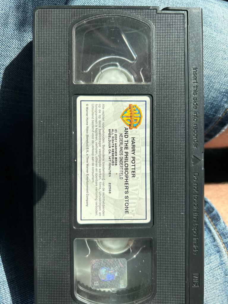 Harry Potter en de Steen der Wijzen VHS (2001) NL ondertitel, Cd's en Dvd's, VHS | Film, Vanaf 6 jaar, Ophalen of Verzenden, Gebruikt