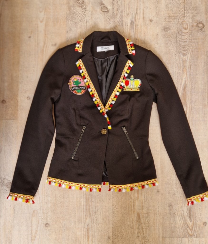 NIEUW Oeteldonk Carnaval zwart gevoerd Colbertjasje v. Only, Kleding | Dames, Carnavalskleding en Feestkleding, Nieuw, Ophalen of Verzenden
