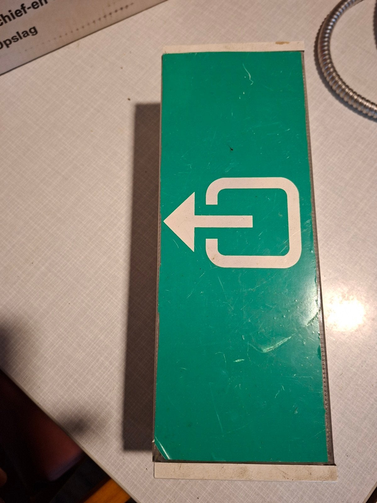 Nooduitgang balk, Ophalen of Verzenden, Gebruikt