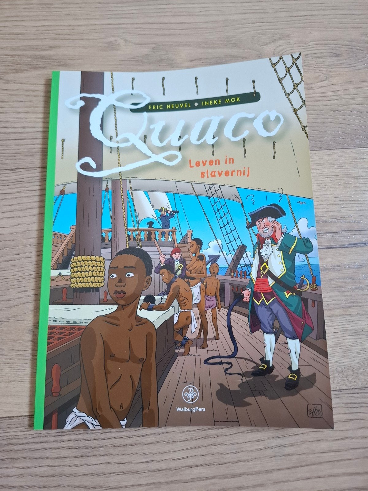 Stripboek: Quaco - Leven in slavernij (Eric Heuvel), Boeken, Ophalen of Verzenden, 20e eeuw of later, Zo goed als nieuw, Eric Heuvel, Ineke Mok