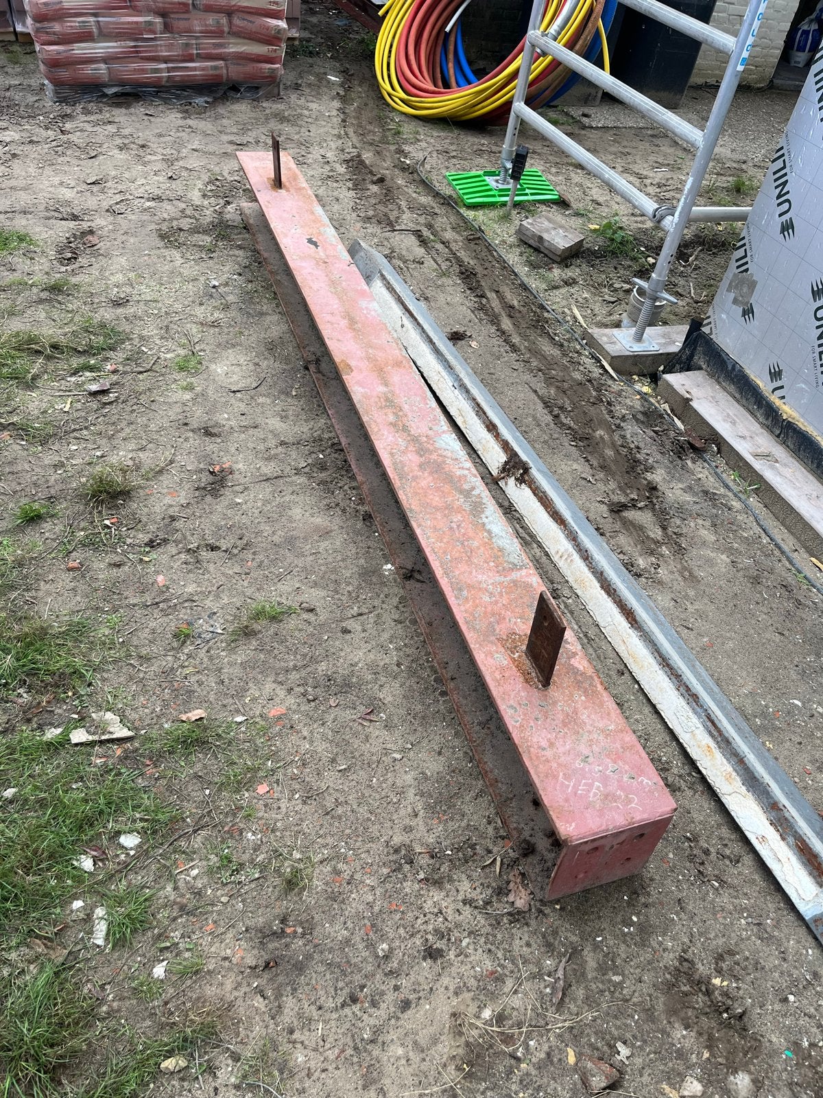 HEB 22 Stalen Balk - 3.15m, Doe-het-zelf en Verbouw, Ophalen, Gebruikt, IJzer