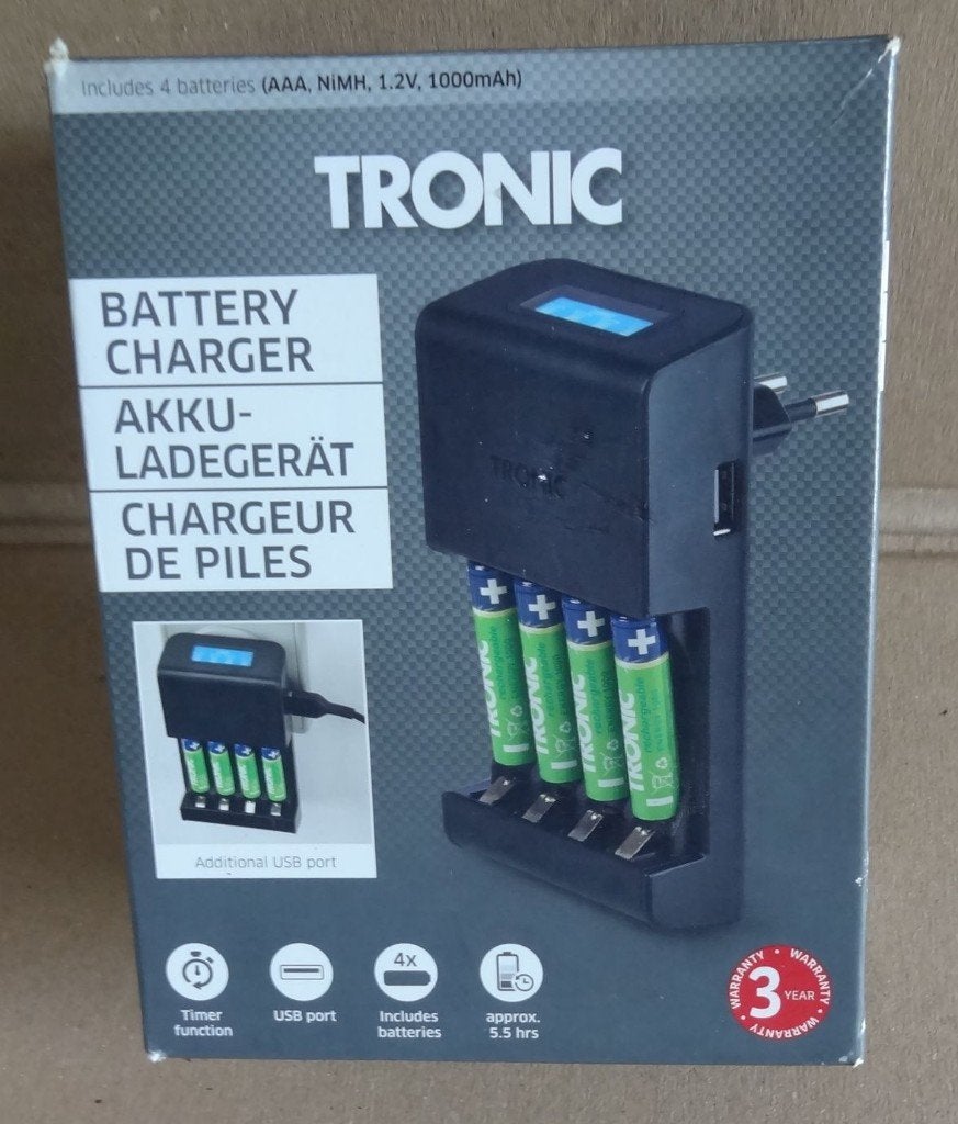 Batterijoplader TRONIC incl oplaadbare penlights (nieuw), Ophalen of Verzenden, Nieuw