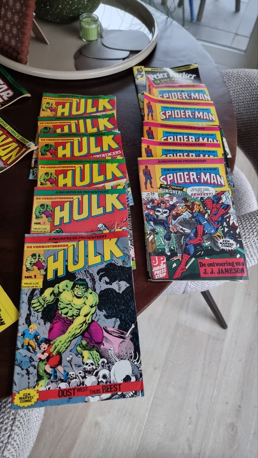 Collectie vintage stripboeken junior press,marvel, Meerdere stripboeken, Ophalen of Verzenden, Gelezen
