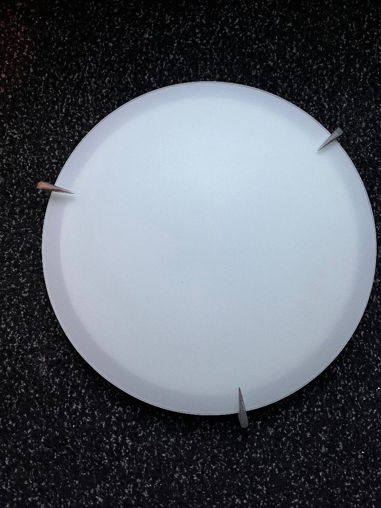 Ronde lamp voor plafond / plafondlamp, Huis en Inrichting, Ophalen, Zo goed als nieuw, Glas