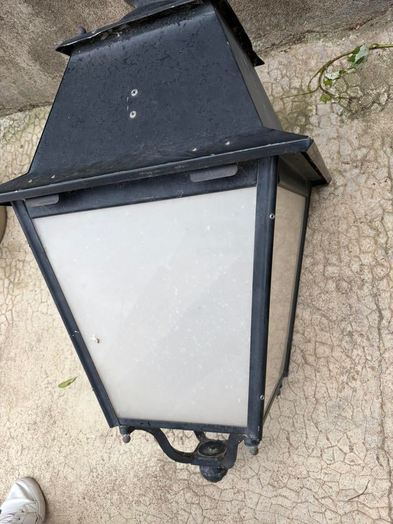 Brocante franse straatlantaarn, Ophalen of Verzenden