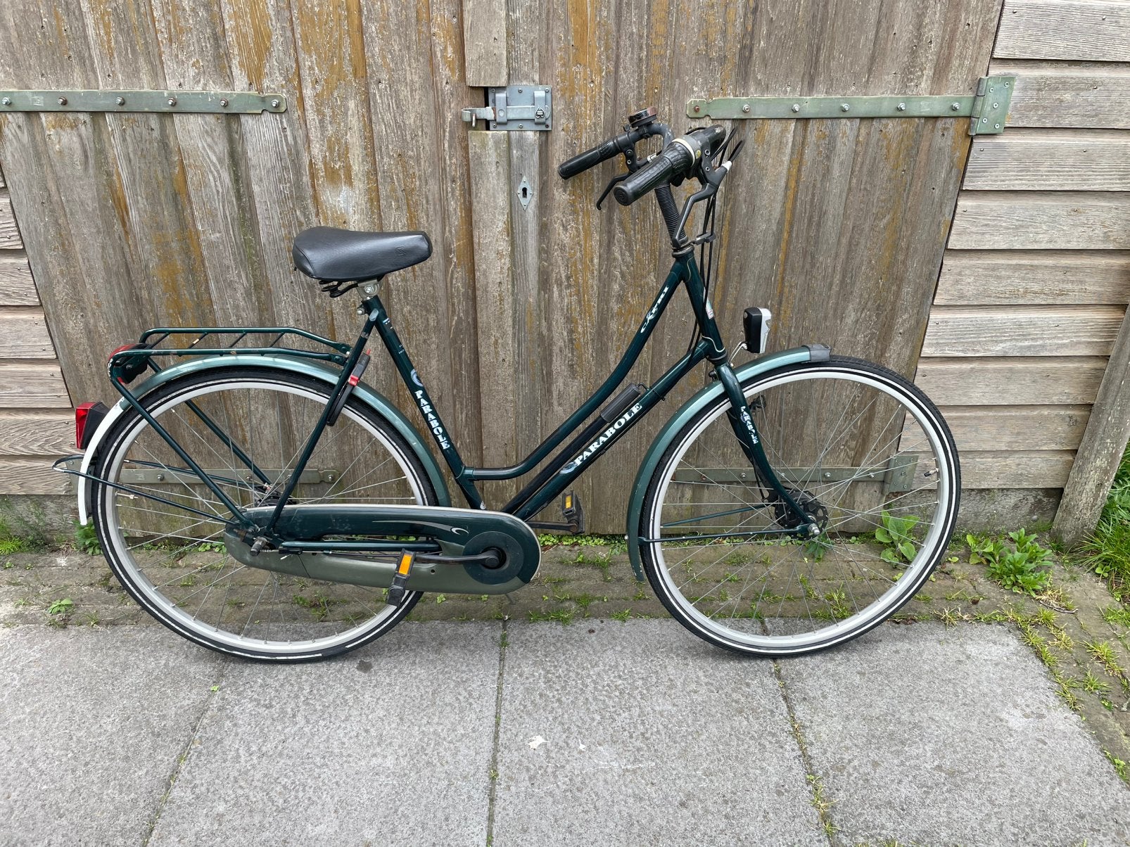 Dames fiets 28 inch 3 versnellingen, Gebruikt, 50 tot 53 cm, Trommelrem, Ophalen