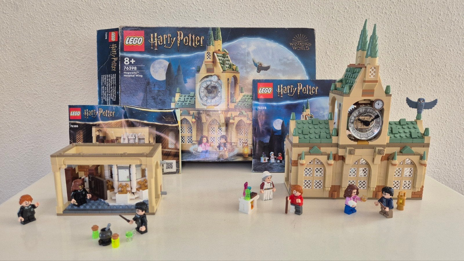 2 sets LEGO Harry Potter Zweinstein: 76398 en 76386, Lego, Harry Potter, Ophalen of Verzenden, Zo goed als nieuw
