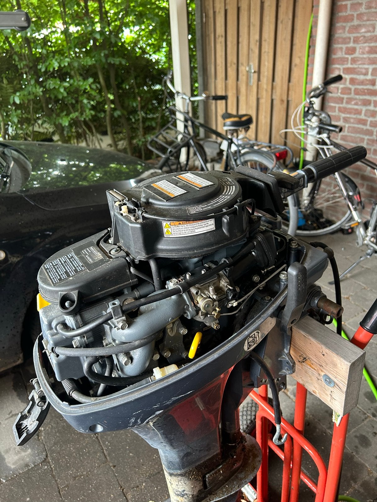 Yamaha 8pk High Trust Viertakt Langstaart Buitenboordmotor, Ophalen, Gebruikt, 5 tot 10 pk, Viertaktmotor