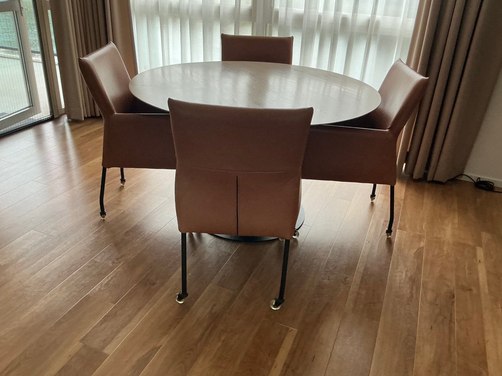 Design eettafel van Bert  Plantagie., Ophalen, Gebruikt, 4 tot 6 stoelen