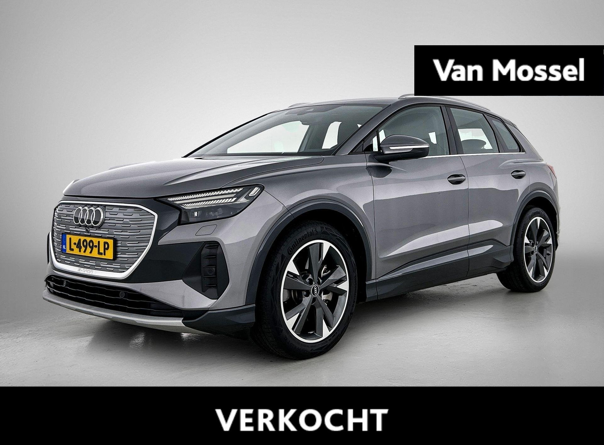Audi Q4 e-tron 40 Launch edition Advanced 77 kWh | SOH 90% |, Auto's, Automaat, 12 maanden, Gebruikt, Zwart