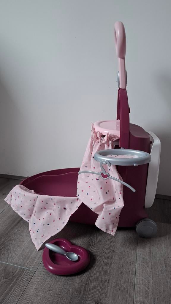 Smoby Baby Nurse Draagbare Poppenverzorgingsset, Kinderen en Baby's, Speelgoed | Overig, Ophalen, Gebruikt, Meisje