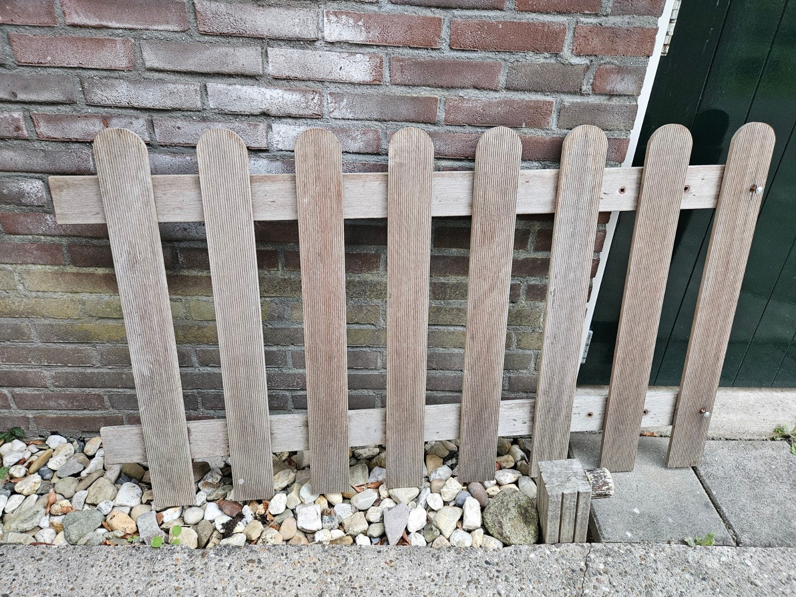 Hard houten tuinhekje - Gebruikt, Ophalen, Gebruikt, Hout, Tuinhek