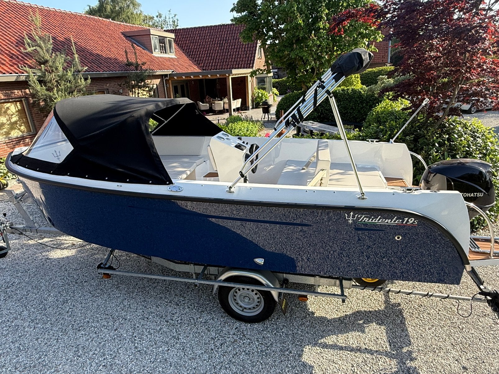 Tridente 19 S 60PK | Full Options & Direct Vaarbaar, 60 pk, 105 cm, Nieuw, Ophalen