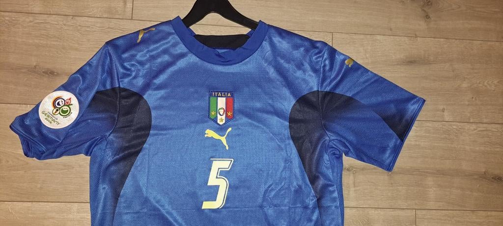 EK winnaars voetbalshirt Italië 2006 maat M, Ophalen of Verzenden, Zo goed als nieuw, Buitenlandse clubs, Shirt