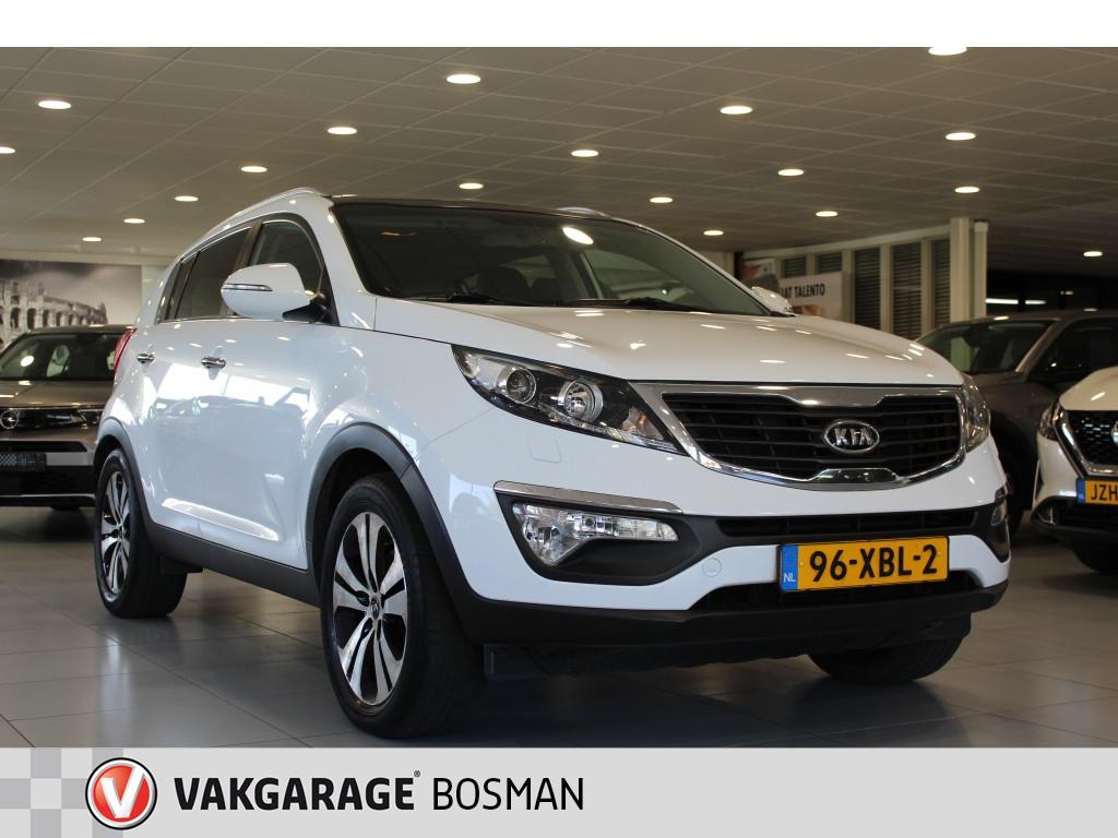 Kia Sportage 2.0 X-clusive/LEDER/PANO/TREKHAAK (bj 2012), Auto's, Kia, Gebruikt, Zwart, 4 cilinders, Verwarming stoelen achter