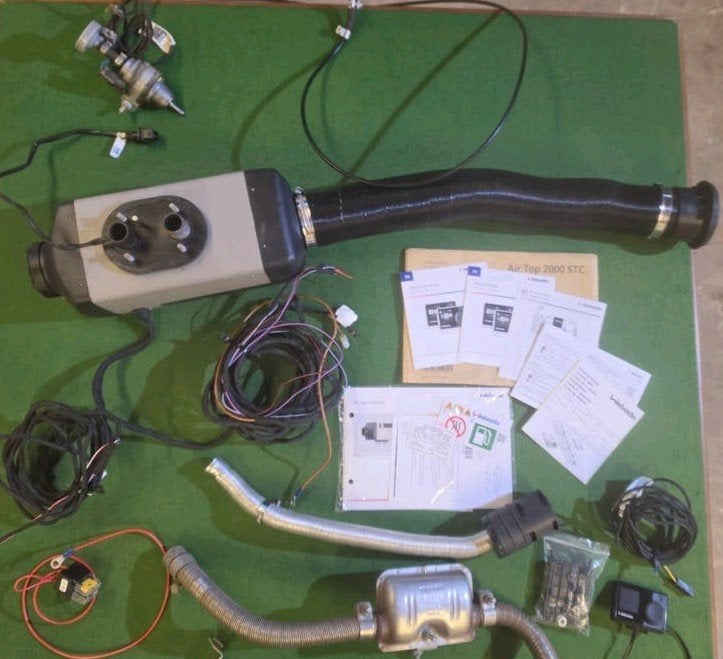 ​ZO GOED ALS NIEUW!!! STANDKACHEL Webasto Air Top 2000 STC, Ophalen of Verzenden