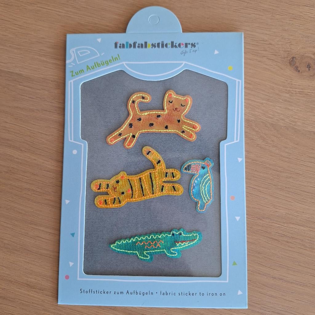 Stofstickers jungle voor kledingreparatie, Ophalen of Verzenden, Nieuw, Applicatie