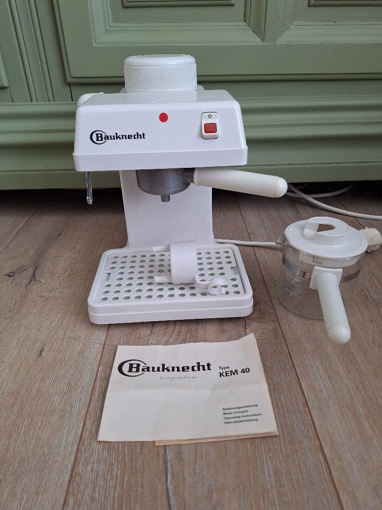 vintage koffiemachine, Gebruikt, Espresso apparaat, Gemalen koffie, 2 tot 4 kopjes