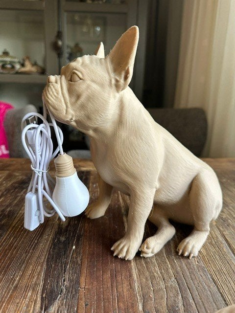 franse bulldog bull sculptuur usb lamp, Ophalen of Verzenden, Nieuw