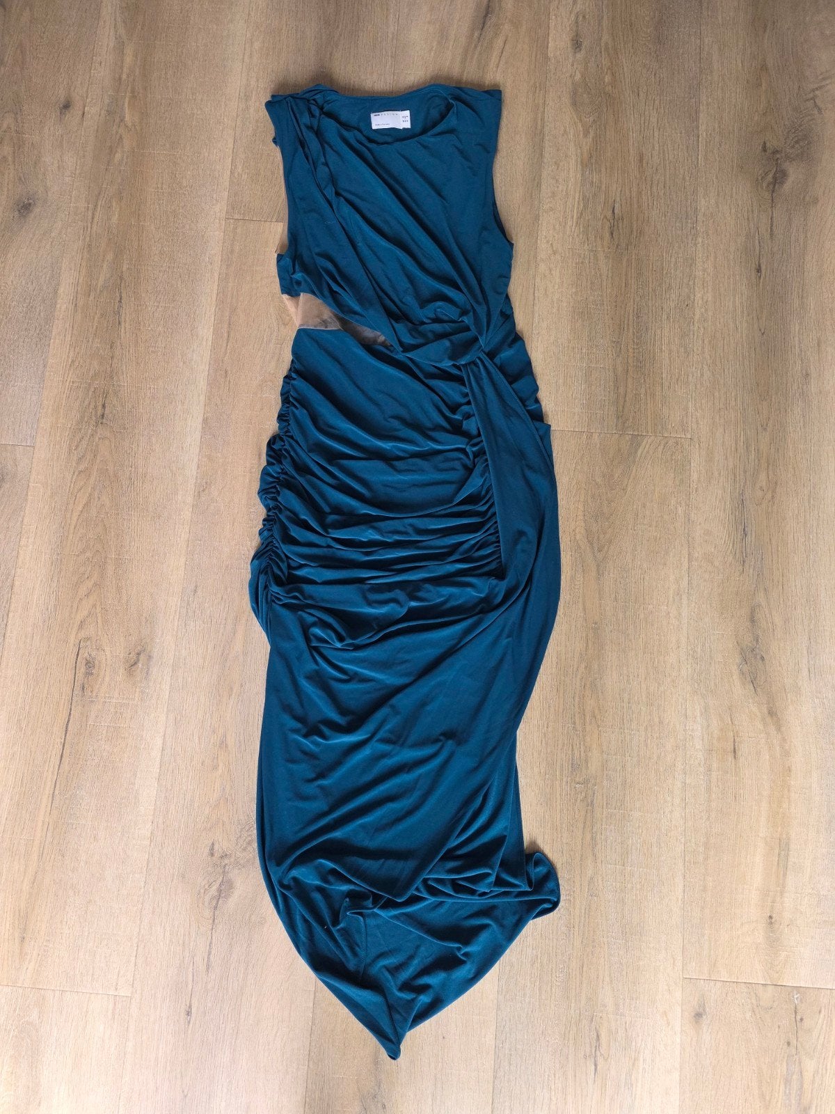 NIEUW! ASOS DESIGN JURK PETROL | MAAT 40 | GALAJURK BRUILOFT, Kleding | Dames, Maat 38/40 (M), Galajurk, Blauw, Ophalen of Verzenden