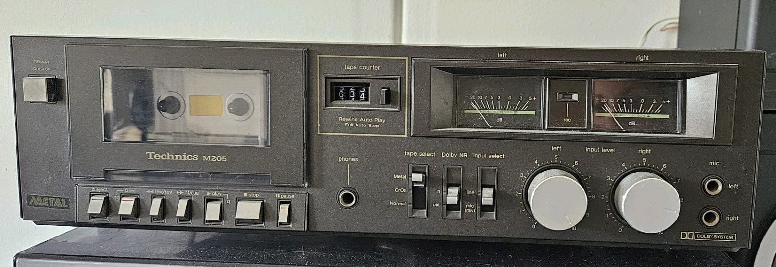 Technics RS-M205 Cassettedeck - Vintage Hifi, Ophalen, Enkel, Overige merken, Tiptoetsen