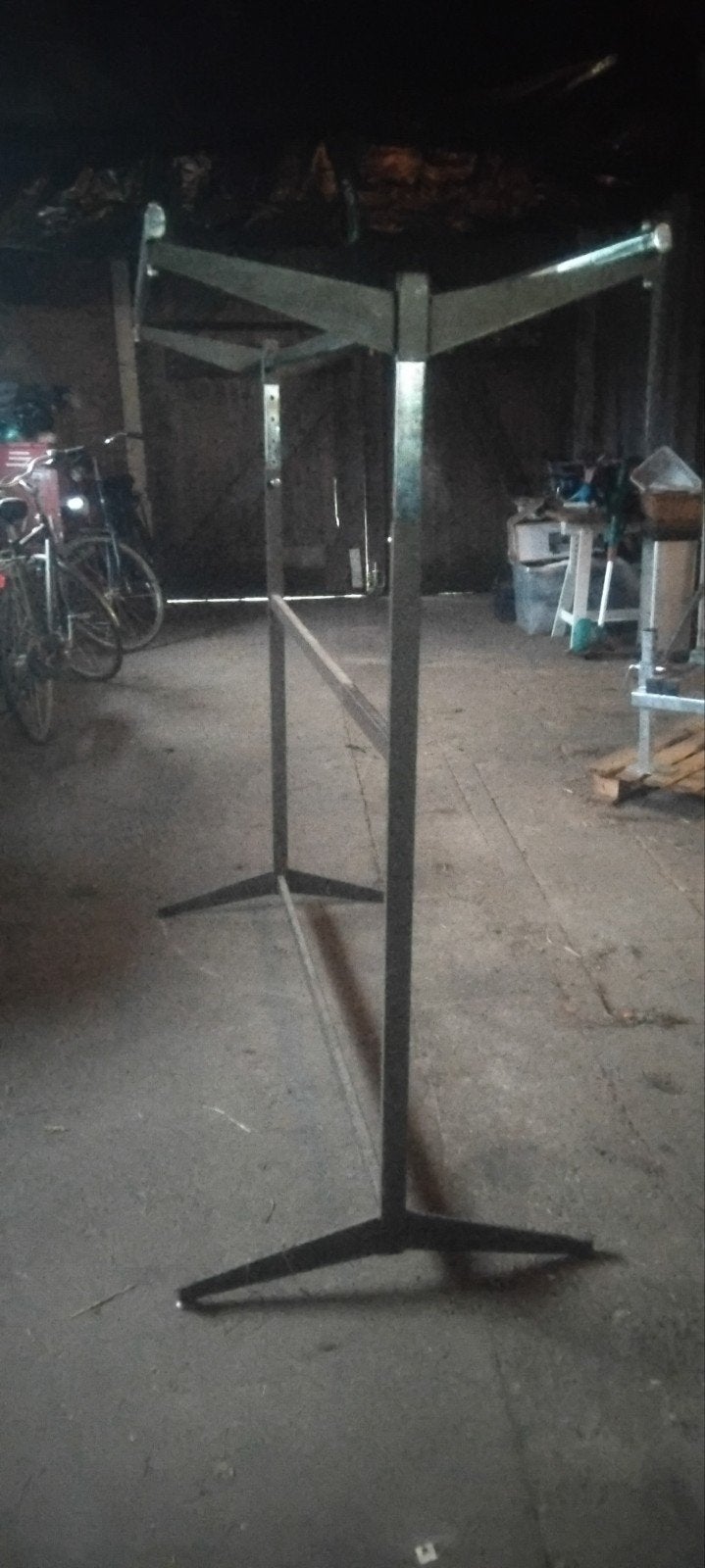 Kledingrek zwaar, Ophalen, Gebruikt
