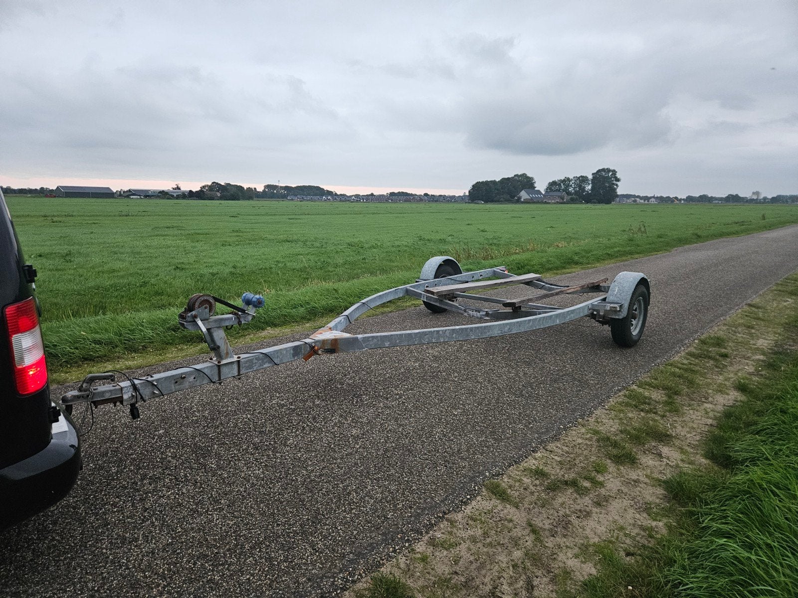 3x boottrailer gegalvaniseerd, Ophalen, Minder dan 1500 kg, Gebruikt, Verstelbare verlichting