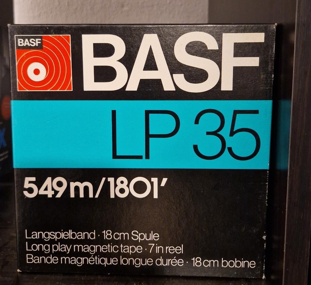 Basf bandrecorder tape LP35 18cm spoel , 9 stuks, Audio, Tv en Foto, Bandrecorders, Ophalen, Onderdeel