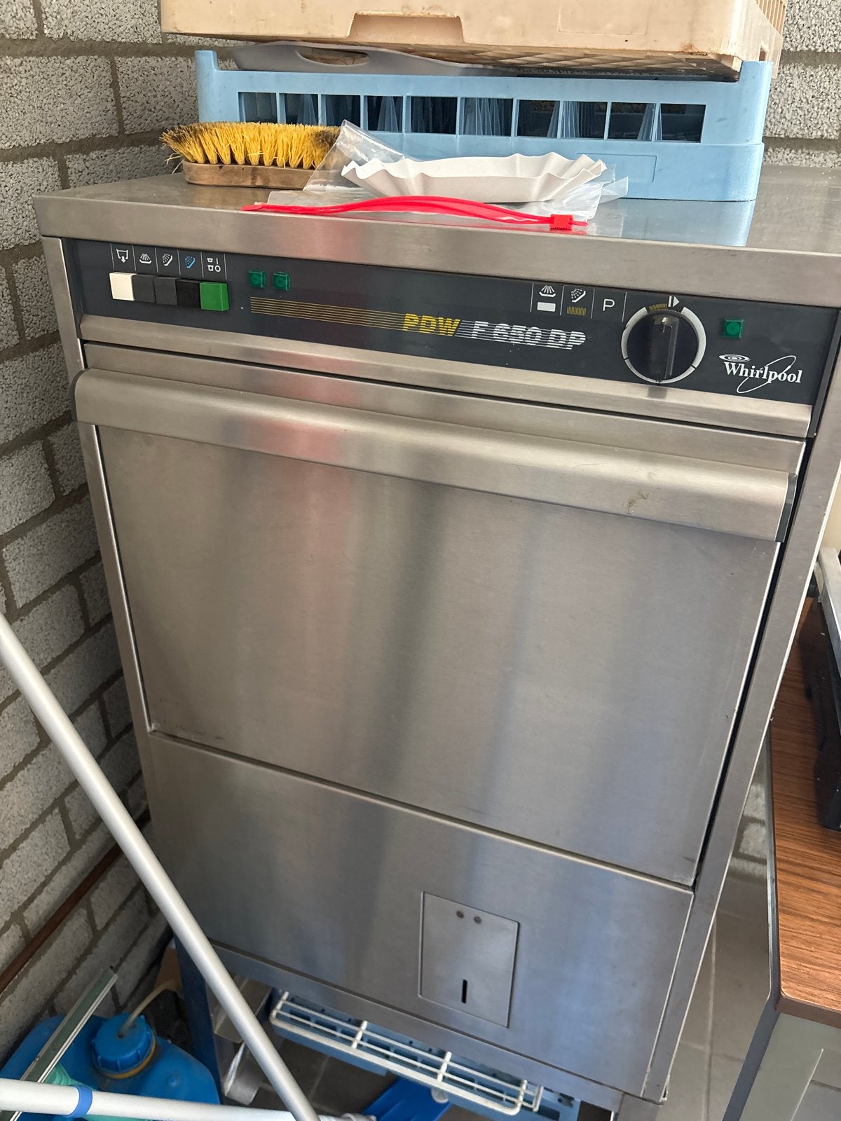 Whirlpool PDW F 650 DP vaatwasser - lekt water, Ophalen, 60 cm of meer, Niet werkend, Vrijstaand