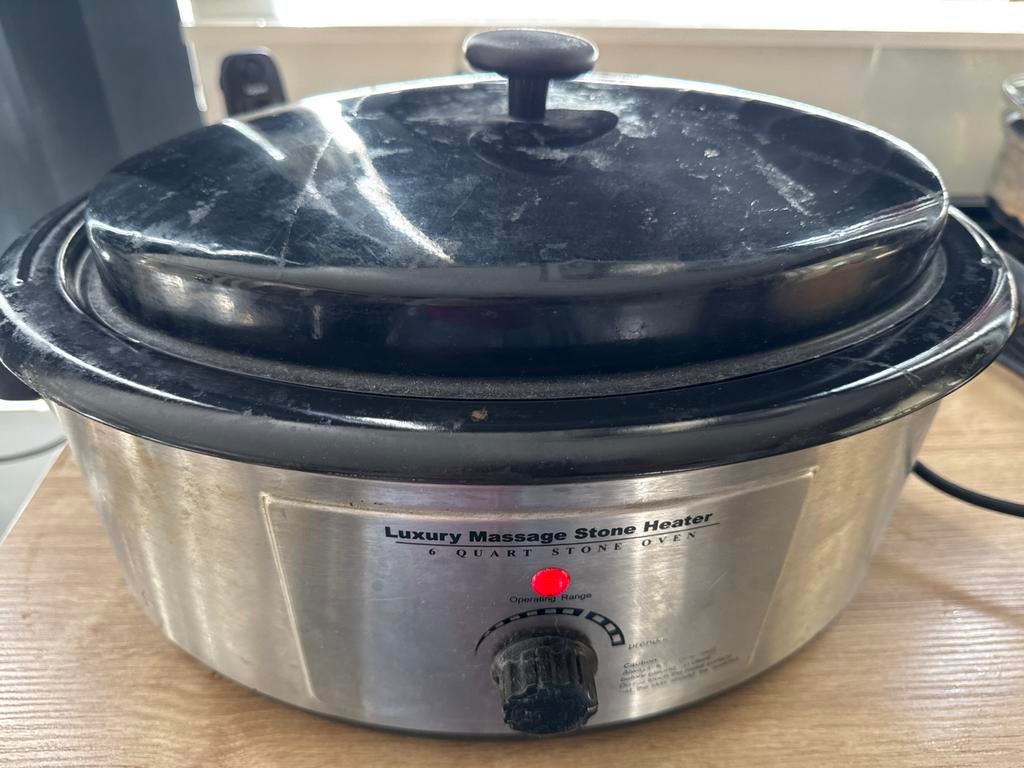 Hot Stone Massage Heater met Stenen, Ophalen of Verzenden, Gebruikt