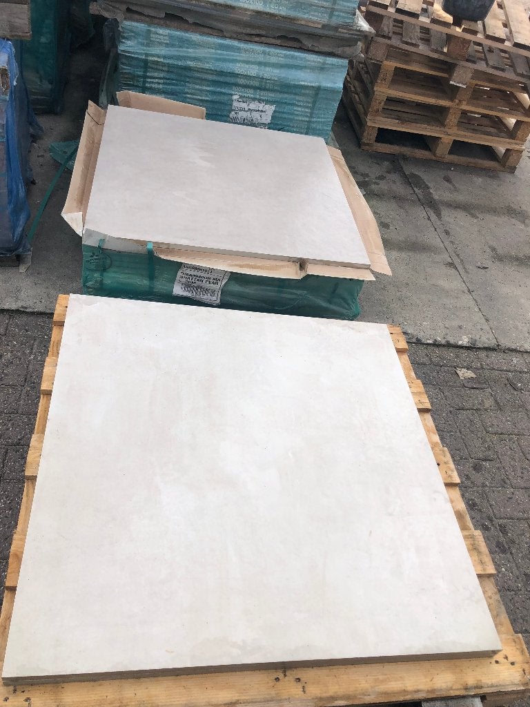 keramische terrastegels 90x90x2 cm lichte kleuren actie, Tuin en Terras, Keramiek, Nieuw, Ophalen of Verzenden, 10 m² of meer
