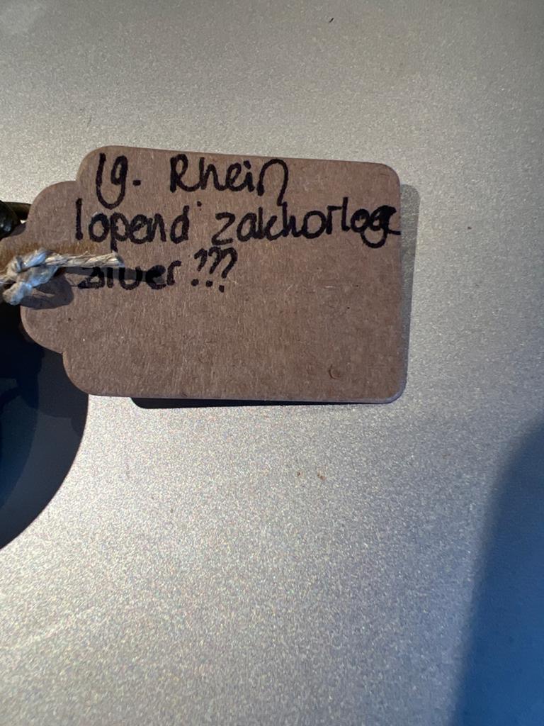 Antiek Zilverkleurig Zakhorloge - Loopt, Overige merken, Zakhorloge, Gebruikt, De doofpot